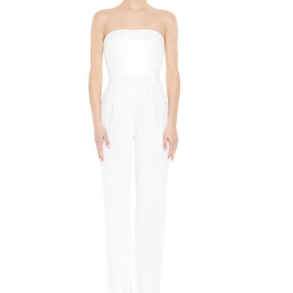 Strapless Wide-Leg Jumpsuit - Picture 1 of 4